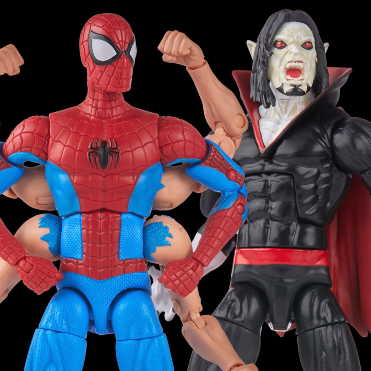 Marvel Legends Series Spider-Man vs Morbius Action Figures Kids Toy for  Boys & Girls, 2 Pack 