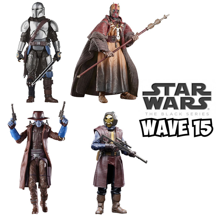 Star Wars: The Black Series Wave 15 COMPLETE SET OF 4