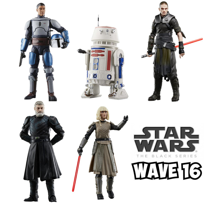 Star Wars Black Series Wave 16 COMPLETE SET OF 5