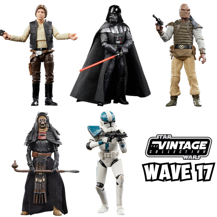 Star Wars: The Vintage Collection Wave 17 COMPLETE SET OF 5