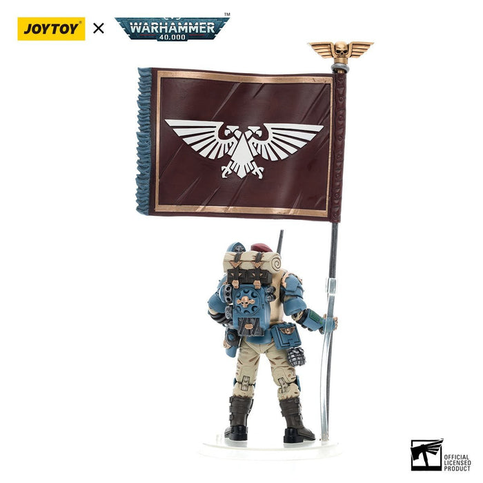 Warhammer 40k Astra Militarum Tempestus Scions Squad 55 Kappic Eagles Banner Bearer (1/18 Scale)