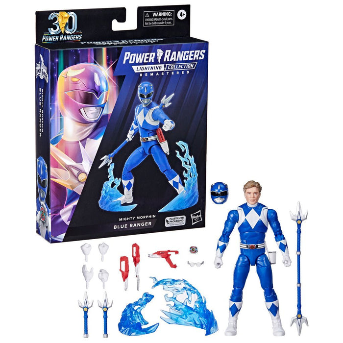 Power Rangers Lightning Collection Remastered Blue Ranger Figure