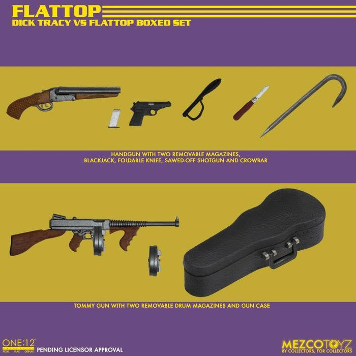 Dick Tracy vs Flattop Mezco One:12 Collective Boxed Set