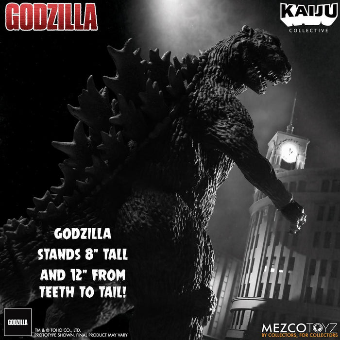 Godzilla (1954) Mezco Kaiju Collective Godzilla (Black & White)