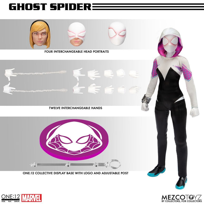 Ghost-Spider Mezco One:12 Collective Action Figure