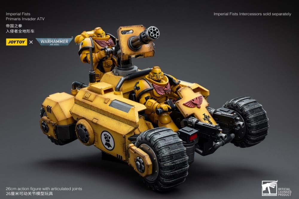 Warhammer 40k Imperial Fists Primaris Invader ATV (1/18 Scale)