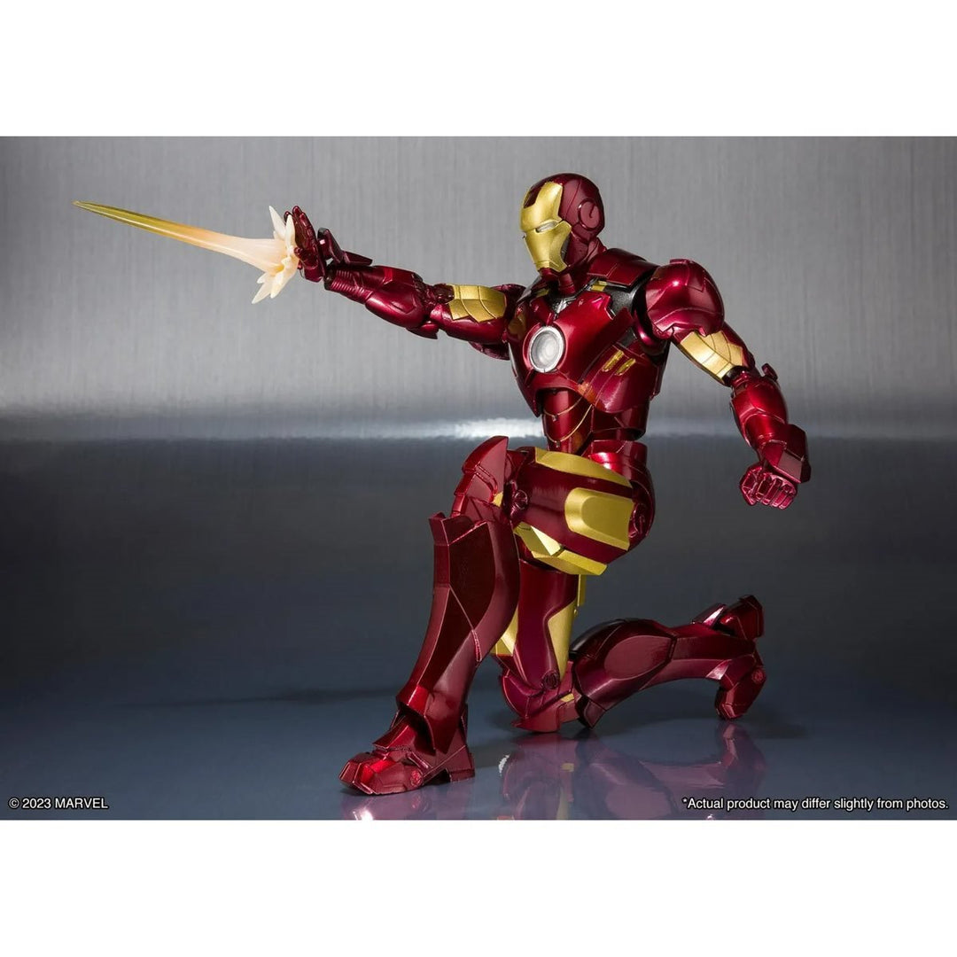 S.H.Figuarts Iron Man MK-4 15th Anniversary – Action Figure 14,5 Cm, Bandai Spirits, Edizione Anniversario