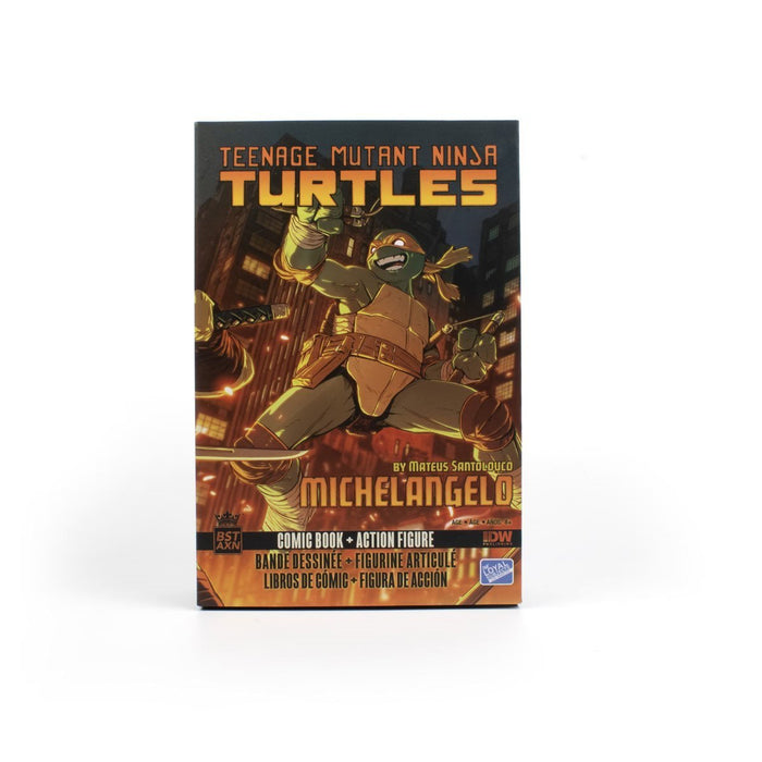 Teenage Mutant Ninja Turtles BST AXN IDW Michelangelo (Figure and Comic Set)