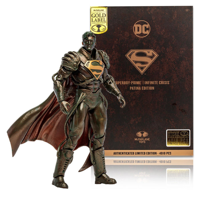 DC Multiverse Infinite Crisis Patina Edition Gold Label Superboy-Prime