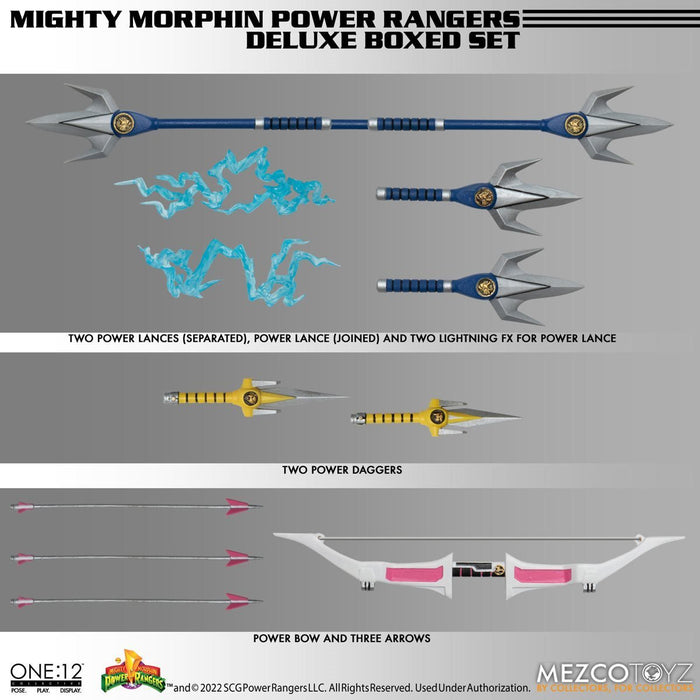Mighty Morphin Power Rangers Mezco One:12 Collective Deluxe Box Set