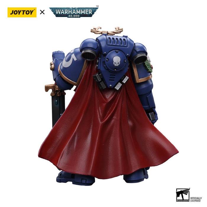 Warhammer 40k Ultramarines Primaris Captain with Power Sword and Plasma Pistol (1/18 Scale)