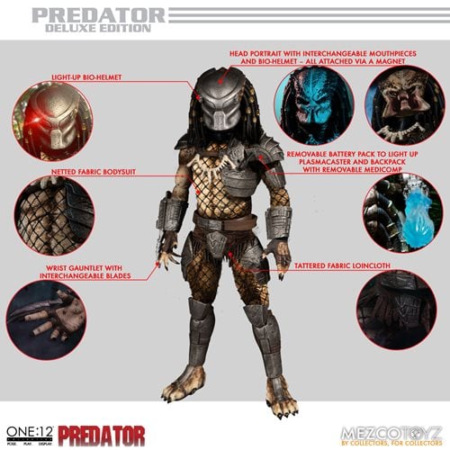 Predator Mezco One:12 Collective Deluxe Predator