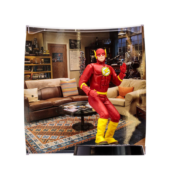 McFarlane Movie Maniacs WB 100: Sheldon Cooper as The Flash (Big Bang Theory)