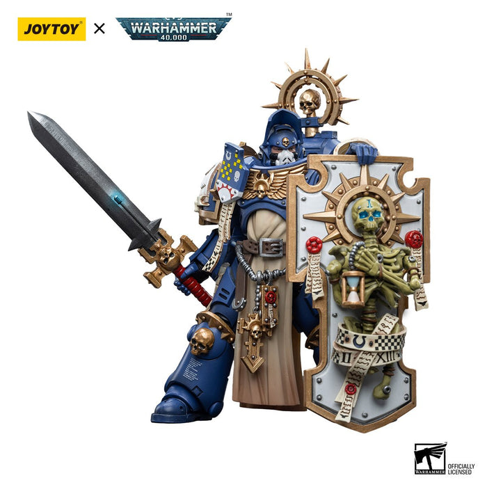 Warhammer 40k Ultramarines Primaris Captain (Relic Shield and Power Sword) (1/18 Scale)