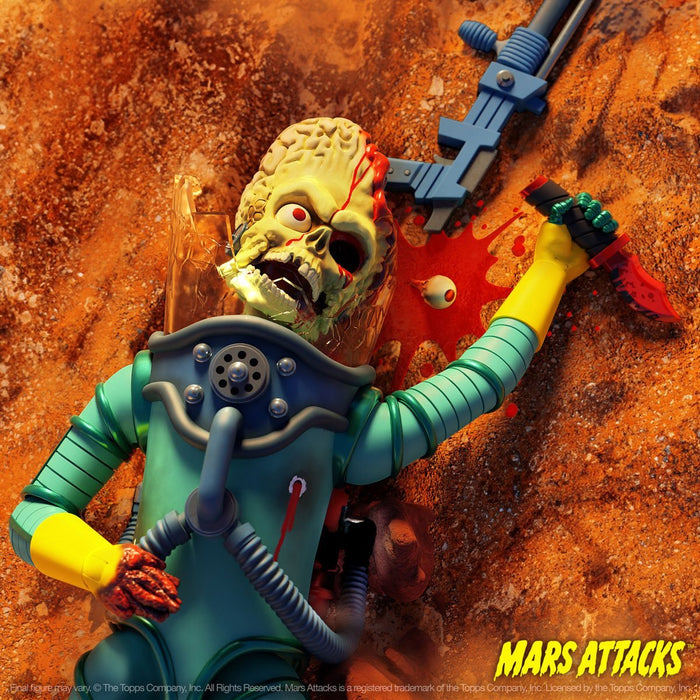 Super7 Ultimates Mars Attacks! Ultimates Martian (Smashing the Enemy)