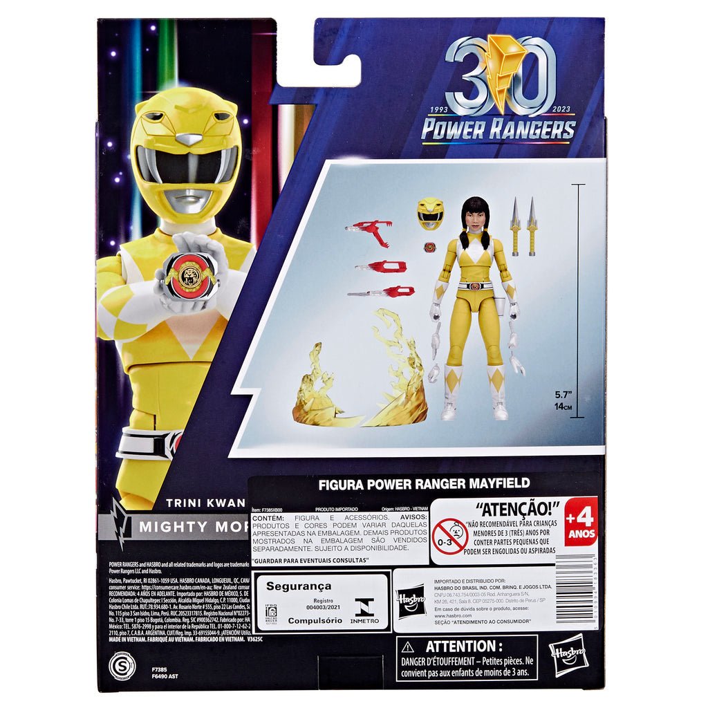 Power Rangers Lightning Collection Remastered Yellow Ranger Figure ...
